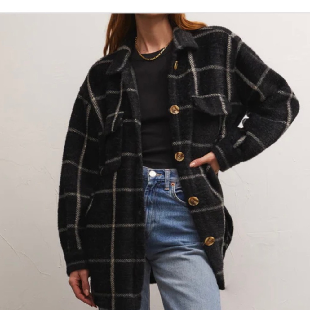 Z Supply Women's Tucker Plaid Jacket - S